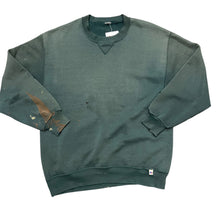 Load image into Gallery viewer, 90&#39;s Russell Athletic Green Crewneck
