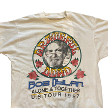 Load image into Gallery viewer, 1987 Grateful Dead Bob Dylan Alone &amp; Together U.S Tour T-shirt
