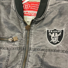 Load image into Gallery viewer, 90’s Raiders NFL Bomber Jacket
