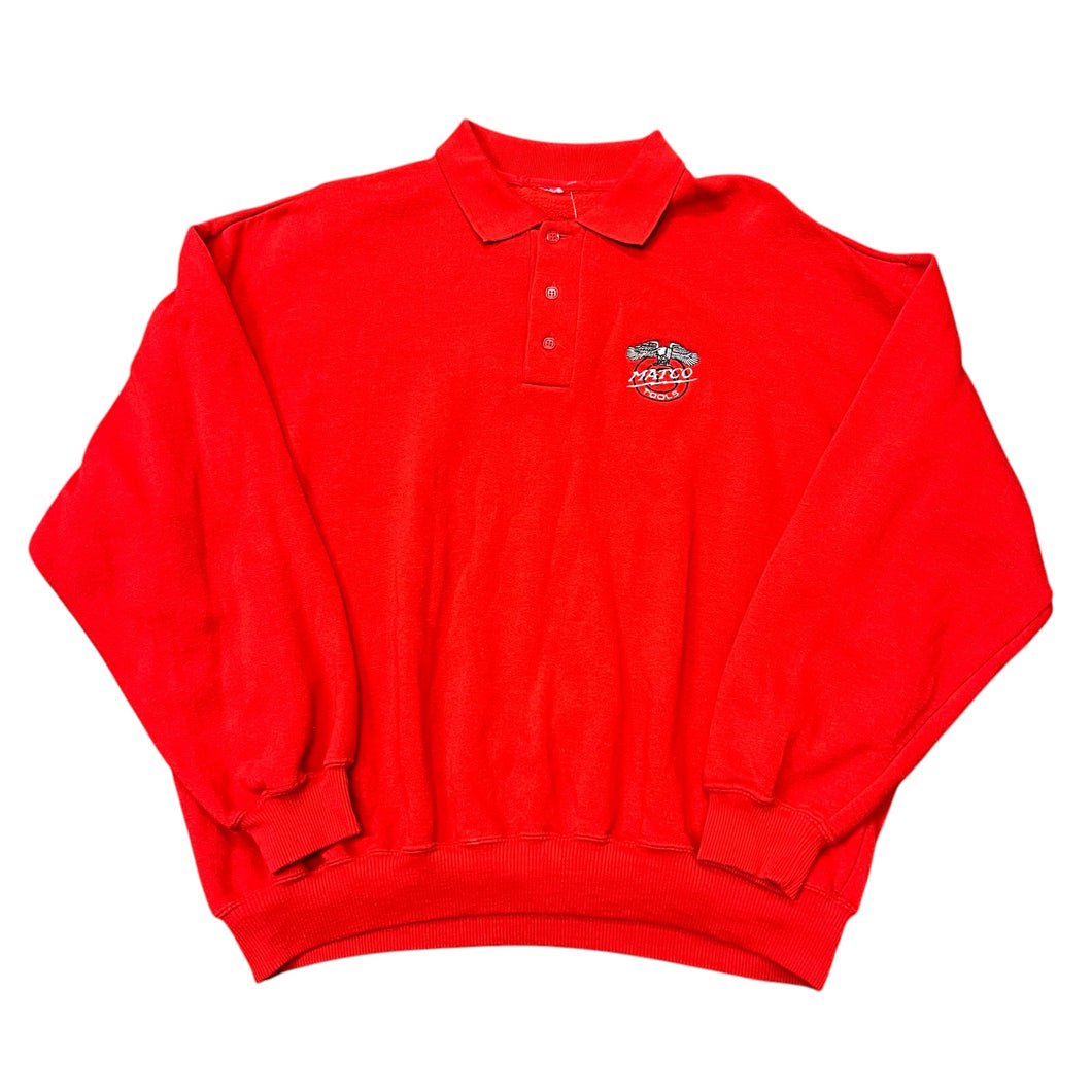 90's Matco Tools Collar'd Sweatshirt