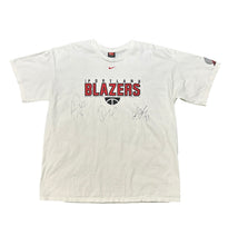 Load image into Gallery viewer, 2000’s Nike Center Portland Blazers *Signed T-shirt
