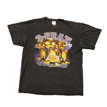 Load image into Gallery viewer, 2002 LA Lakers 3 Peat Champs T-shirt
