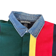 Load image into Gallery viewer, 90’s Van Heusen Collar’d Color Block Long Sleeve
