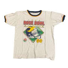 Load image into Gallery viewer, 1998 Rose Bowl Big 10 Champions Michigan Ringer T-shirt
