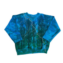 Load image into Gallery viewer, 90’s Nature Lightning AOP Crewneck
