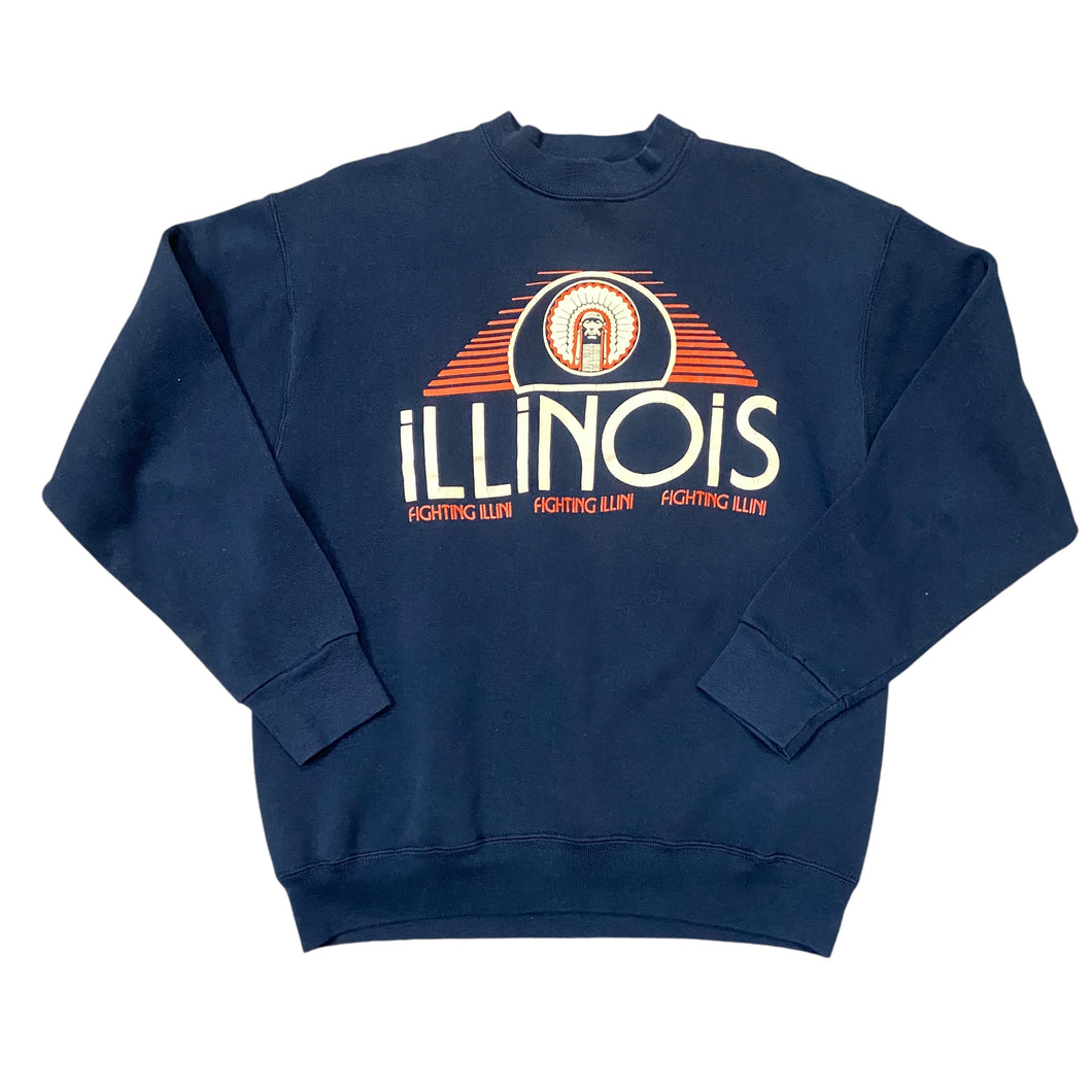 90's Illinois Fighting Illini Crewneck