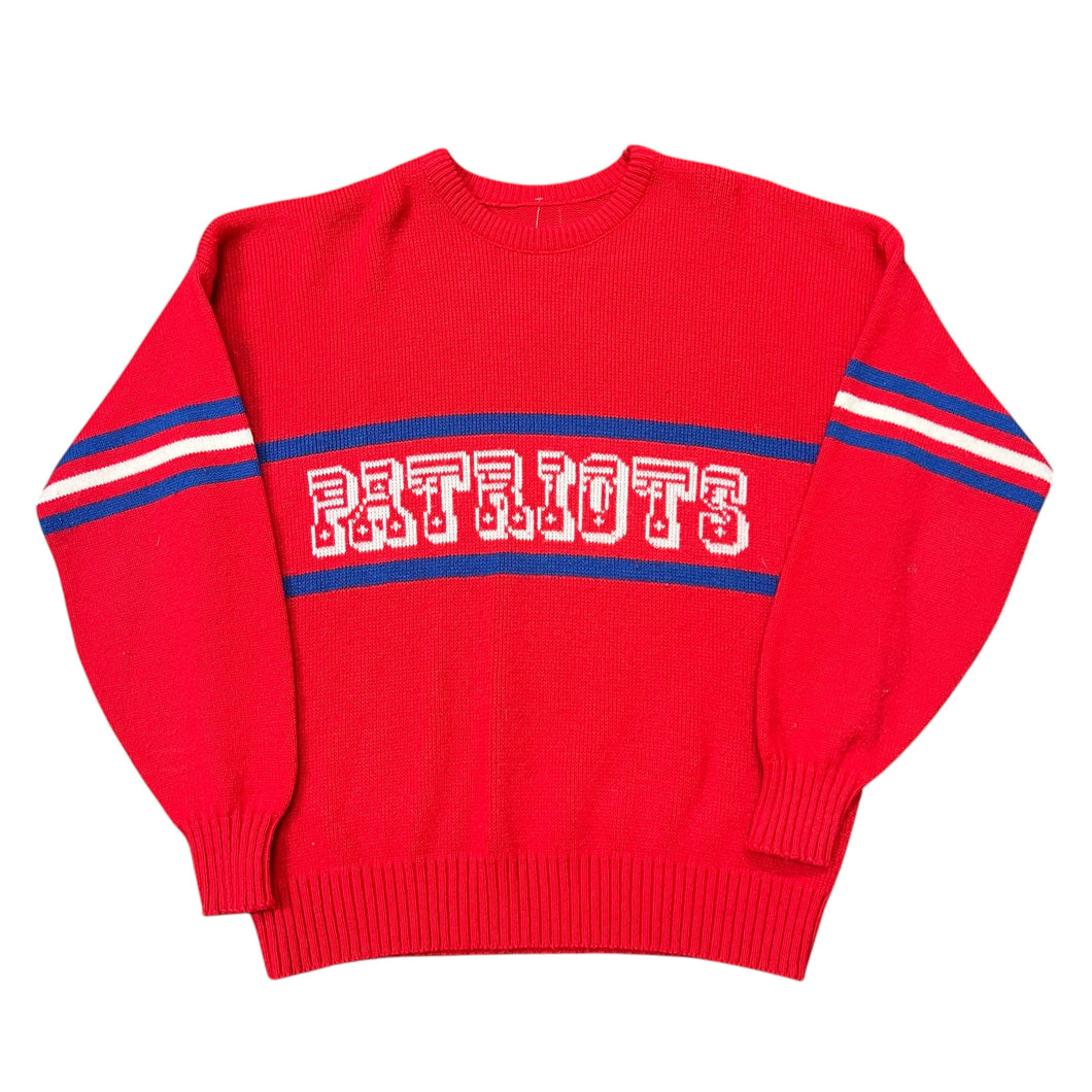 90's  Patriots knitted sweatshirt