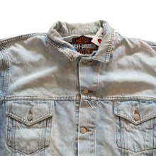 Load image into Gallery viewer, 90’s Harley Davidson “The Eagle Has Landed” Denim Jacket
