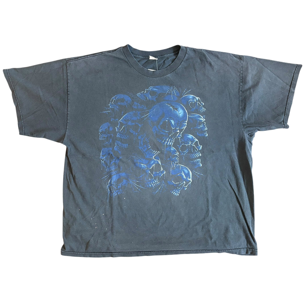 Y2K Skull Mega Print T-Shirt