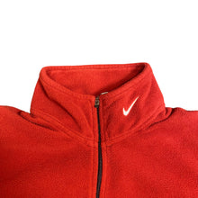 Load image into Gallery viewer, 90’s Nike Red Quarter Zip Fleece
