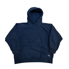 Load image into Gallery viewer, 90’s Stussy Navy Hoodie logo
