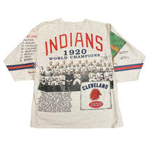 Load image into Gallery viewer, 90&#39;s Long Gone Cooperstown Collection Cleveland Indians AOP Shirt
