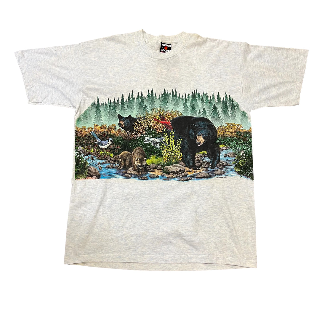 90's Habitat Bear Animal DS T-shirt