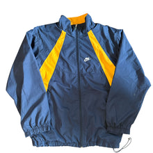 Load image into Gallery viewer, Y2K Nike Yellow/Navy Windbreaker
