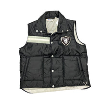 Load image into Gallery viewer, 80’s Oakland Raiders Puffer Vest
