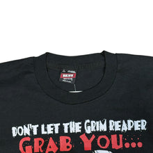 Load image into Gallery viewer, 90’s Grim Reaper Drinking T-shirt
