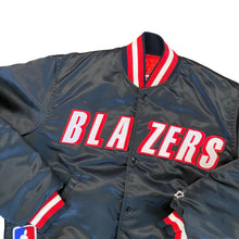 Load image into Gallery viewer, 90’s Blazers Starter Satin Jacket

