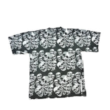 Load image into Gallery viewer, 90’s Skull Pile All Over Print T-shirt
