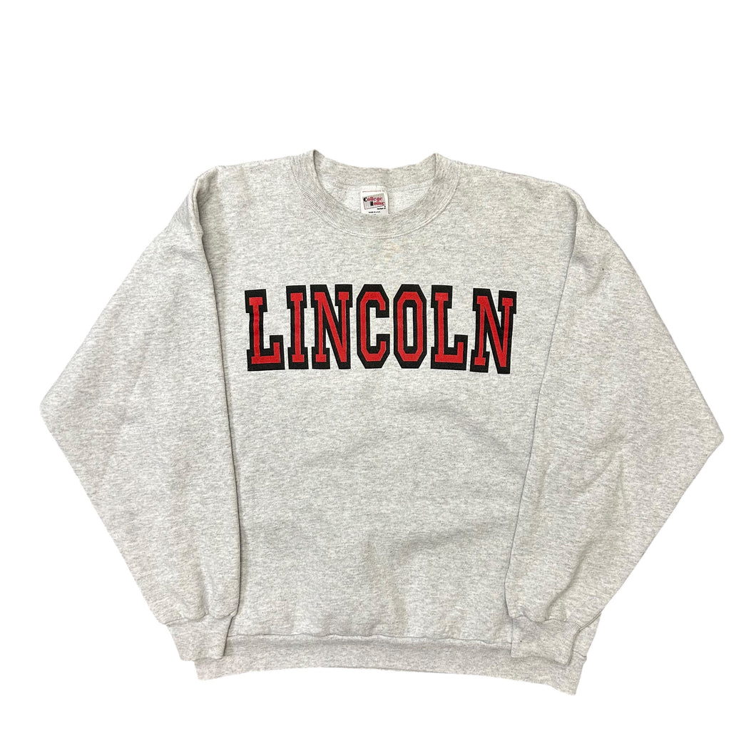 90's Lincoln College Crewneck