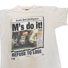 Load image into Gallery viewer, 1995 Mariners Newspaper T-Shirt
