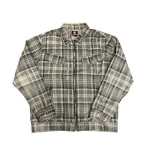 Load image into Gallery viewer, Y2K Quiksilver Plaid Zip Up Jacket
