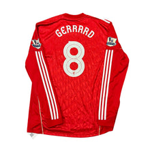 Load image into Gallery viewer, 2010 Liverpool Gerrard Home Long Sleeve Adidas Jersey
