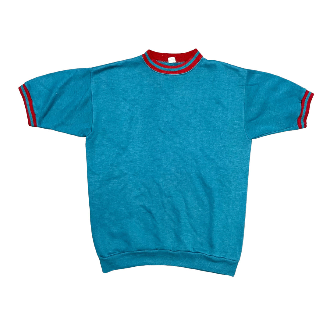 60s-70s Creslen Casual Short Sleeve Crewneck