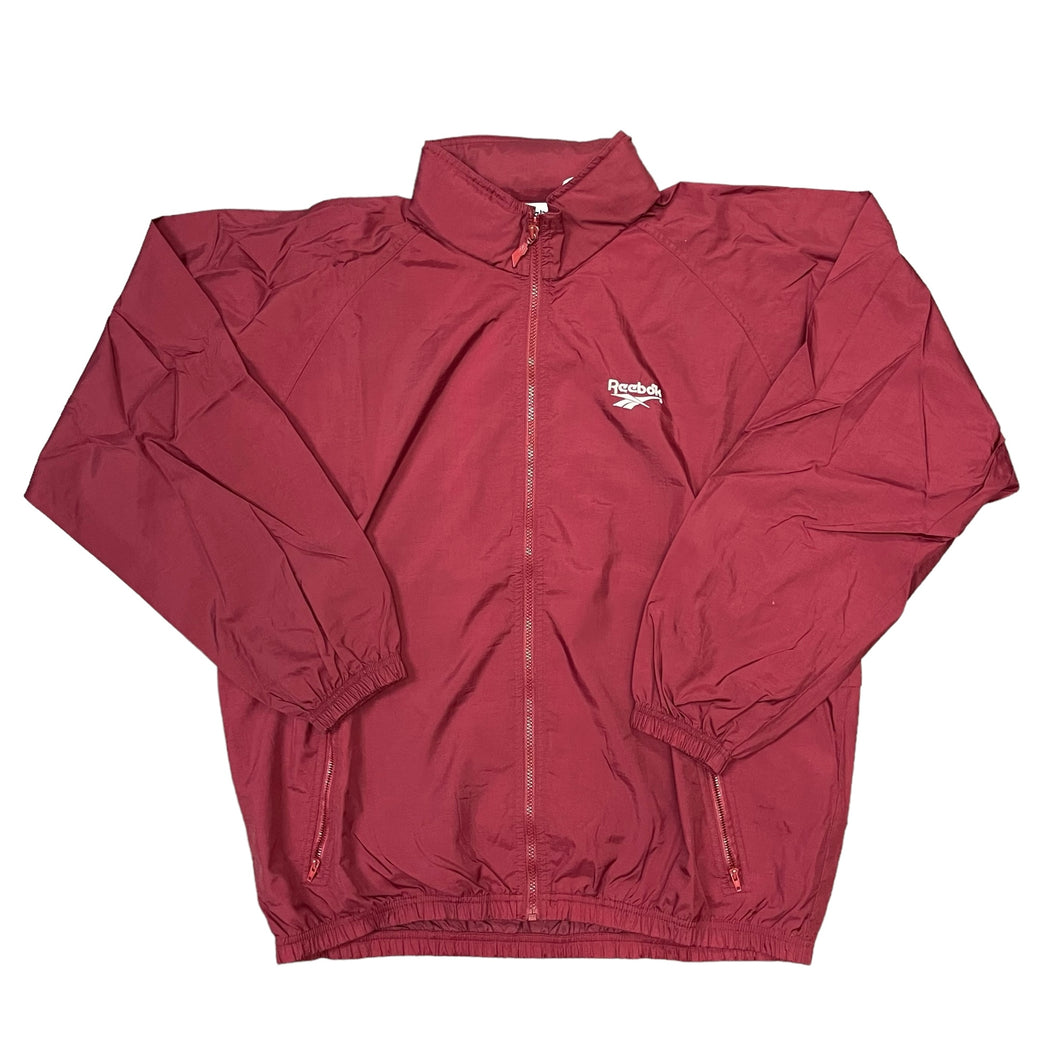 90’s Burgundy Reebok Windbreaker