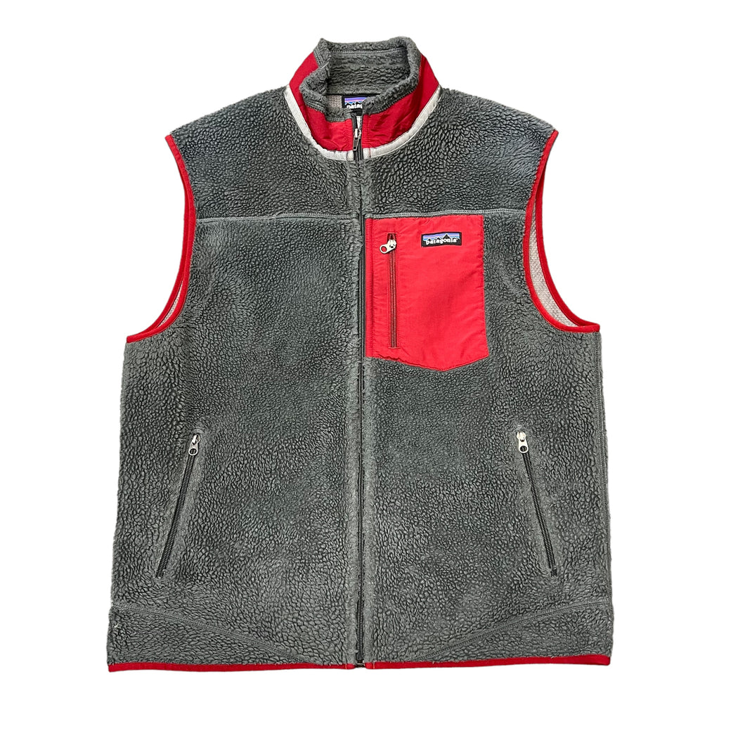 Vintage Patagonia Grey deep Pile vest