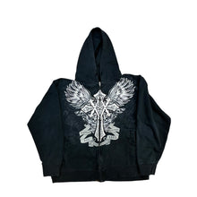Load image into Gallery viewer, Vintage AVIREX Cross Zip Up Hoodie
