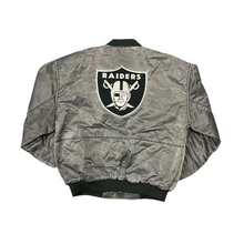 Load image into Gallery viewer, 90’s Raiders NFL Bomber Jacket
