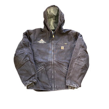 Load image into Gallery viewer, 00’s Brown Carhartt Sherpa Lined Hooded Jacket
