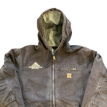 Load image into Gallery viewer, 00’s Brown Carhartt Sherpa Lined Hooded Jacket
