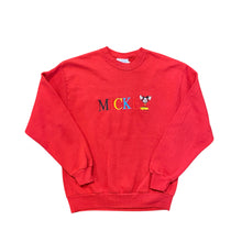 Load image into Gallery viewer, 90’s Mickey Red Crewneck
