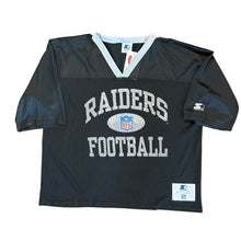 Load image into Gallery viewer, 90’s Los Angeles Raiders Cut Off Mesh Starter Jersey
