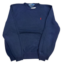 Load image into Gallery viewer, Vintage Polo Ralph Lauren Navy Knit Sweater

