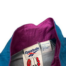 Load image into Gallery viewer, 90&#39;s Reebok Turquoise Windbreaker
