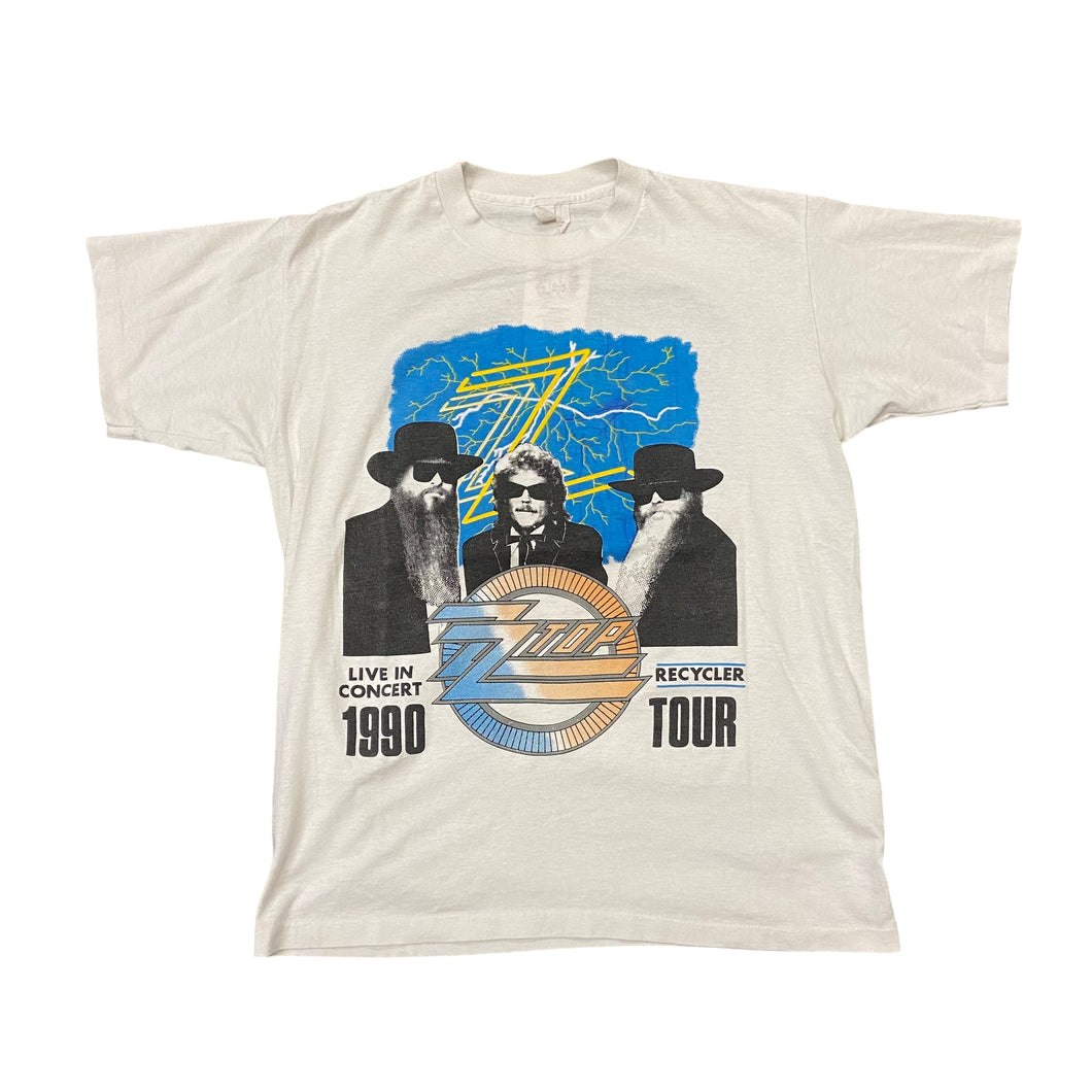 1990 ZZ Top Recycler Tour T-shirt