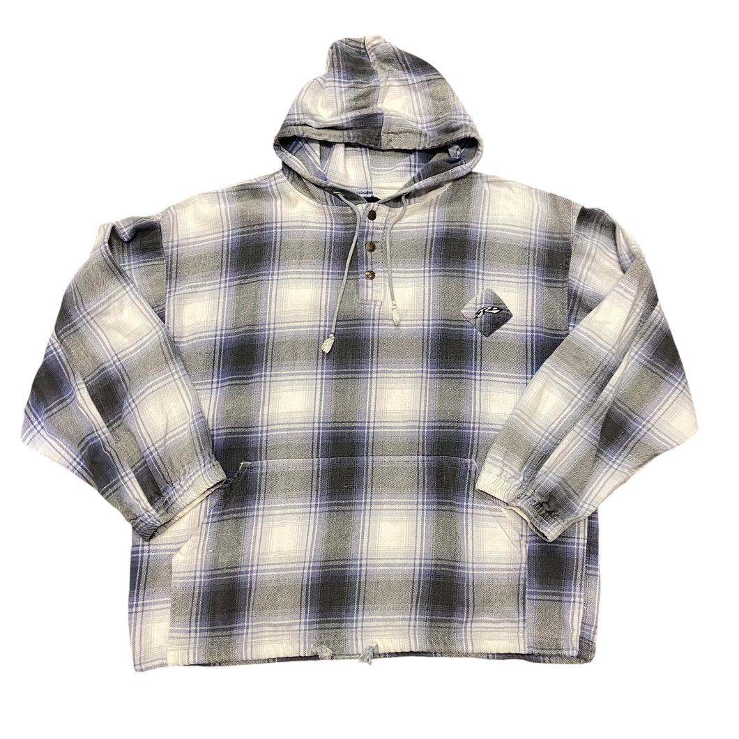 90's Rusty Plaid Hoodie