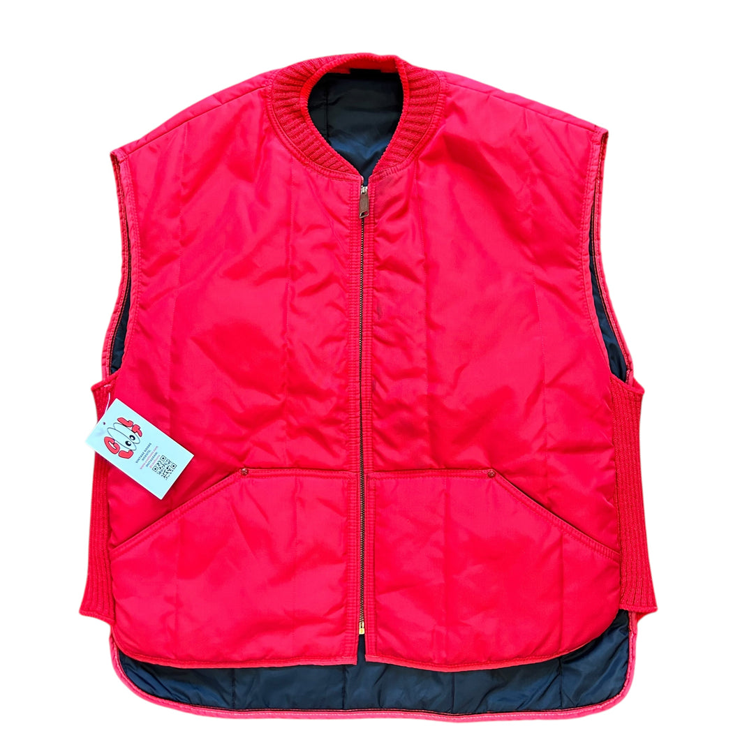 70’s-80’s Red Work Vest