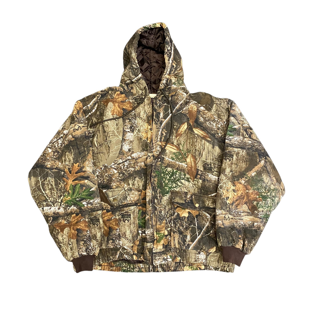 Vintage Realtree Camo Hooded Jacket