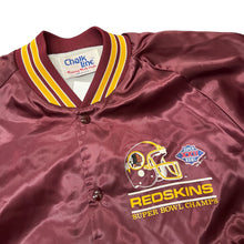 Load image into Gallery viewer, 1987 Chalk Line Red Skins Super Bowl Satin Jacket
