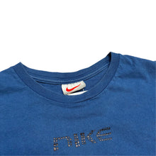 Load image into Gallery viewer, 90’s Nike Spell Out Blue T-shirt
