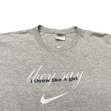 Load image into Gallery viewer, 90&#39;s Nike Throw Like A Girl T-shirt
