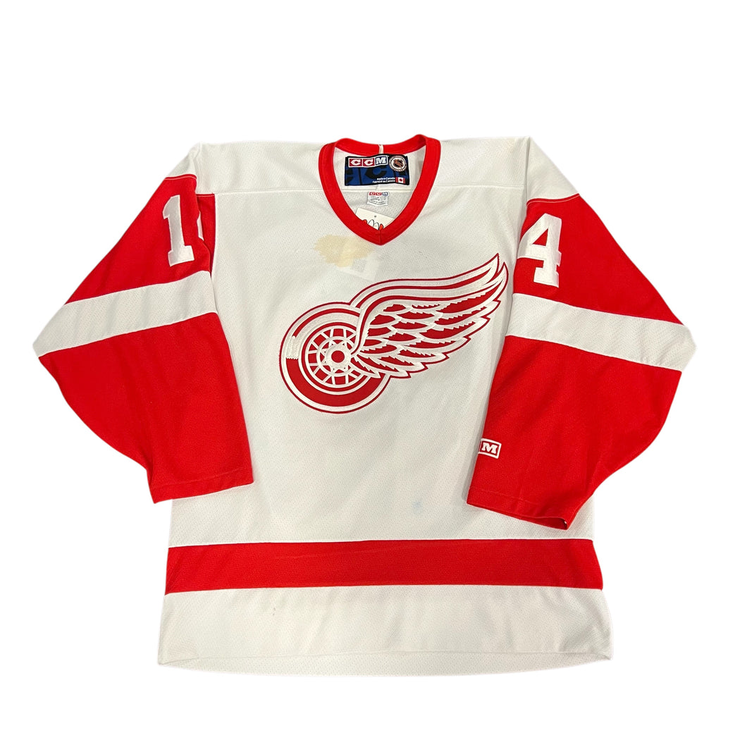 90’s CCM Detroit Red Wings Shanahan Hockey Jersey