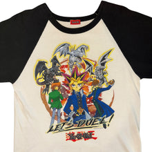 Load image into Gallery viewer, 1996 Yu-Gi-Oh! Let’s Duel Raglan shirt
