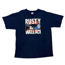 Load image into Gallery viewer, 2000’s Rusty Wallace Miller Light Race T-shirt
