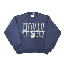 Load image into Gallery viewer, 90’s Georgetown Hoyas Faded Crewneck
