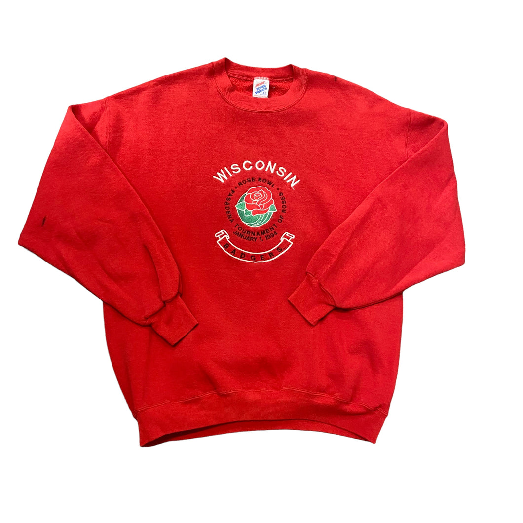 1994 Wisconsin Badgers Rosebowl Crewneck