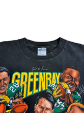 Load image into Gallery viewer, 90’s GB Packers Wolf Pack Caricature T-shirt
